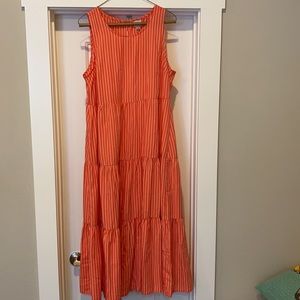 Midi Length Summer Trapeze Dress